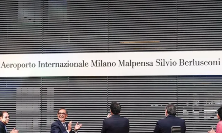 Aeroporti i Milanos merr emrin e Silvio Berlusconit