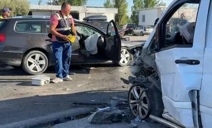 Aksident në aksin rrugor Lezhë-Shkodër, plagosen tre persona