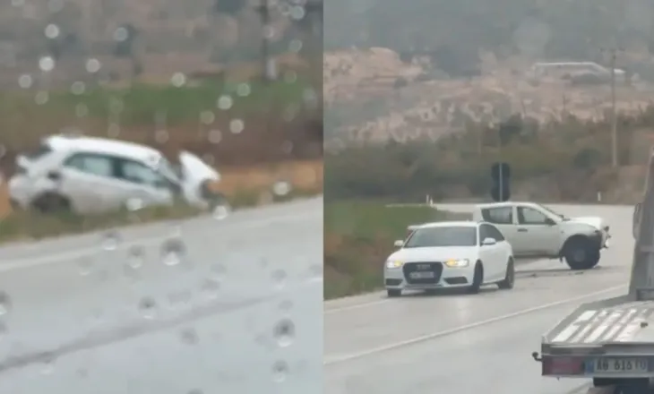 Aksident në Orikum, makinat përplasen kokë më kokë