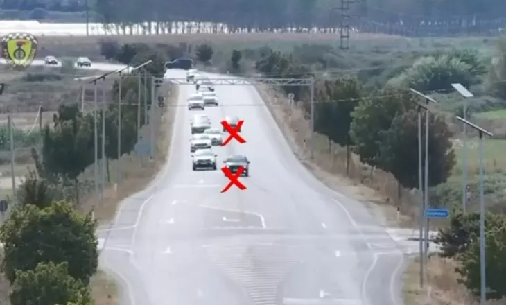 Aksion në Fier, Policia Rrugore në ‘gjueti’ të shoferëve problematikë! Monitoron me dronë dhe radarë parakalimet e gabuara