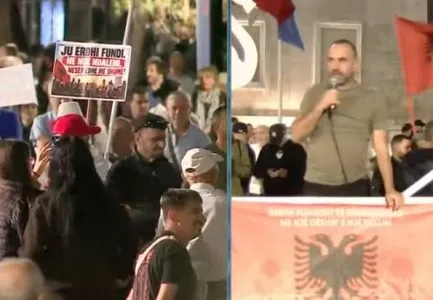 Aktivisti në protestë: Shteti ka rënë, vendi po drejtohet nga mafia dhe krimi
