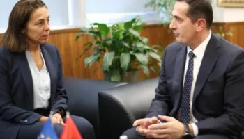 Ambasadorja e BE takim në zyrën e Klodian Brahos, zbulohet tematika e bisedës me kreun e SPAK: Lufta kundër krimit të organizuar, korrupsionit dhe…