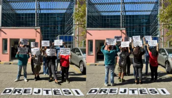 “Arresto Ballukun”/ Qytetarët në protestë para SPAK: Shqiptarët nuk duan shpjegime, duan përgjegjësi