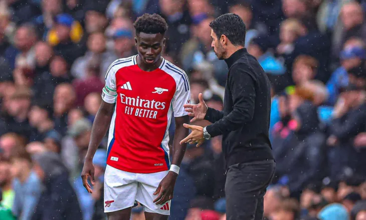 Arteta vlerëson Bukayo Saka: Ai mund ta çojë lojën e tij dhe të Arsenal në një nivel tjetër