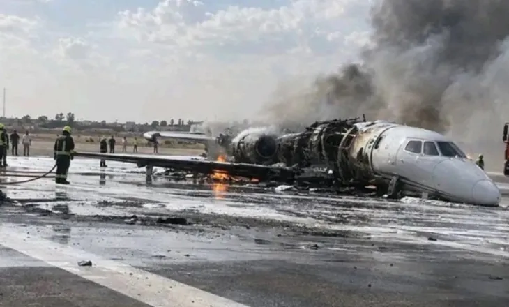 Avioni privat i miliarderit turk doli nga pista dhe shpërtheu në flakë, arrestohen dy pilotët, ishin të dehur!