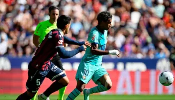 Barcelona bën detyrën ndaj Levante, por rrezikon shumë në fund (video)