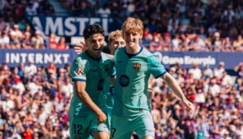Barcelona e mbyll në avantazh të dyfishtë pjesën e parë, Xavi Espart shkruan historinë (video)