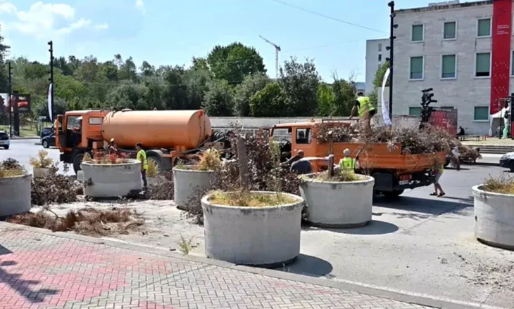 Bashkia e Tiranës në aksion për rigjelbërimin e sheshit ”Nënë Tereza”