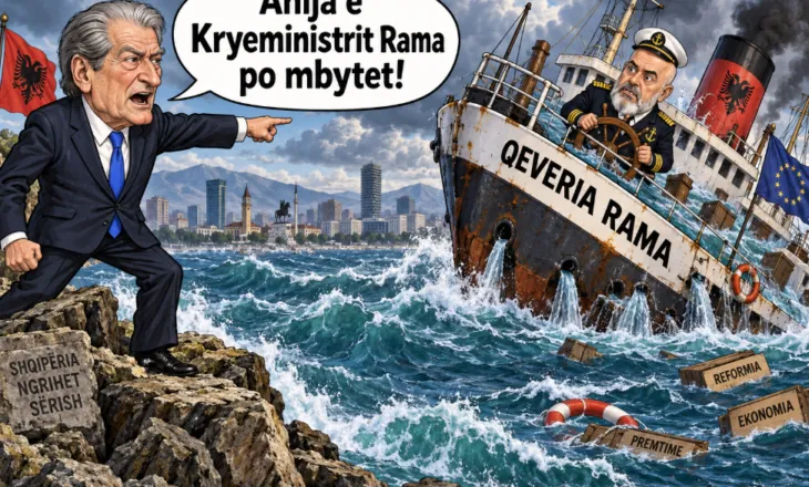 Berisha: Anija e Ramës po mbytet!