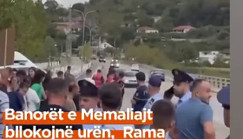 Berisha: Qytetarët e Memaliajt i bllokojnë rrugën Kryeministrit