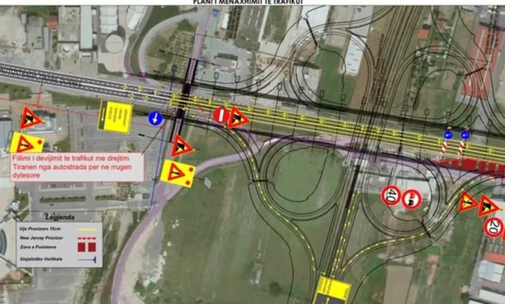 Bllokime në autostradën Tiranë-Durrës, ARRSH njofton devijimin e trafikut
