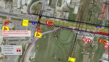 Bllokohet sërish autostrada Tiranë – Durrës. ARRSH njofton: Ja oraret dhe devijimet e trafikut