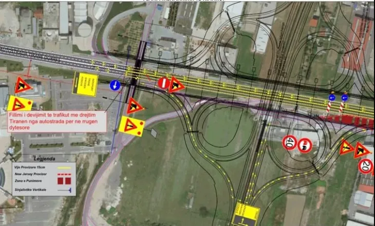 Bllokohet sërish autostrada Tiranë – Durrës. ARRSH njofton: Ja oraret dhe devijimet e trafikut