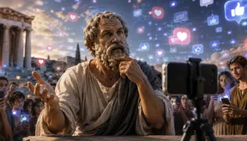 Çfarë do të ndodhte nëse Sokrati do të kishte llogari TikTok-u?