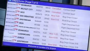 Defekt në kontrollin e trafikut ajror në Britani, vonesa në fluturime në disa aeroporte