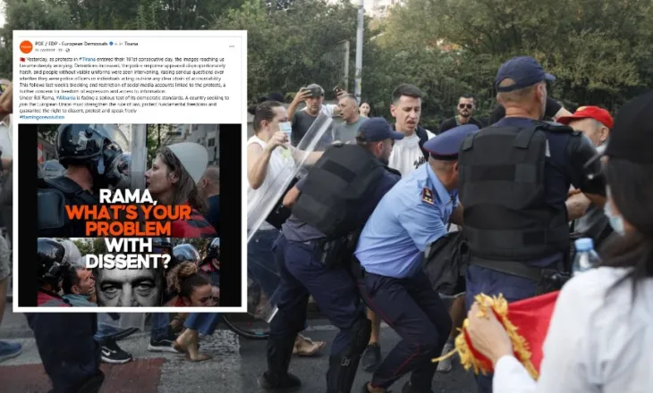 Demokratët Evropianë: Policia reagoi ashpër ndaj protestuesve, me Ramën demokracia është në pikëpyetje