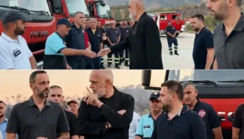 “Dëmshpërblim për të prekurit”/ Rama takon banorët pas flakëve në Himarë: Çfarë s’na vret na bën më të fortë!