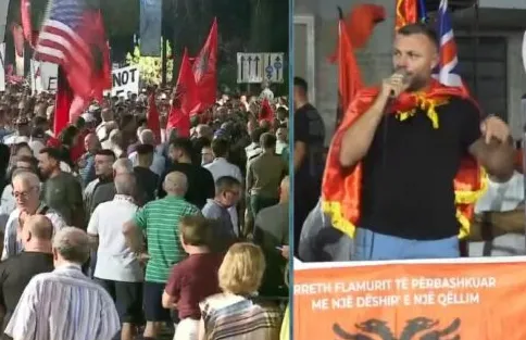 “Diaspora nuk ia fal krimet Ramës”/ Protestuesi nga Roma: Nuk do lejojmë hajdutët të bëjnë pazare me shqiptarët