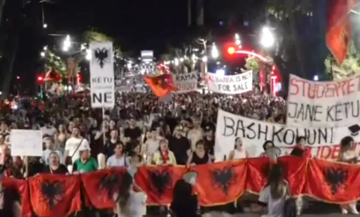 Dita e 96 e protestës, qytetarët vijojnë marshimin në rrugë