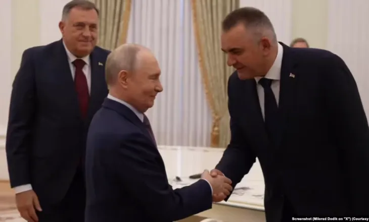 Dodik takon Putinin në Moskë pesë ditë para zgjedhjeve në Bosnje