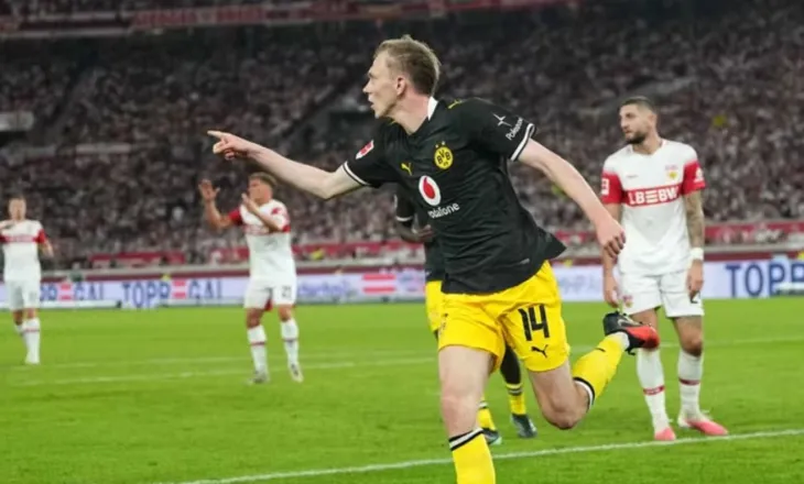 Dortmund merr fitoren e vështirë ndaj Stuttgart, por i mjafton për të marrë tre piket dhe kreun e renditjes (video)