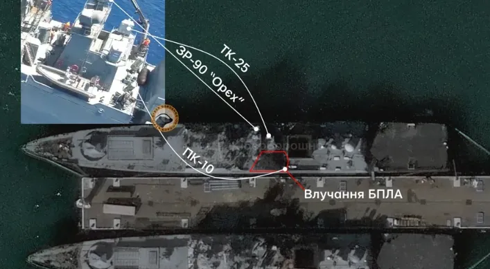 Dy anije luftarake moderne në flakë, Ukraina godet flotën ruse në Detin e Zi