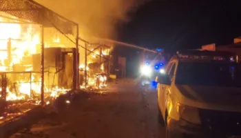 Dy orë luftë me flakët, digjen 4 kioska në Syrin e Kaltër