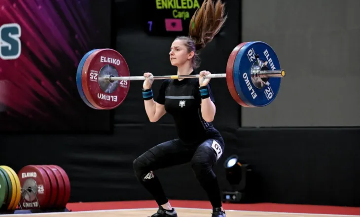 Enkileda Carja medalje bronzi në stilin e shkëputjes të peshës 69kg në Lojërat Mesdhetare