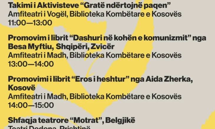 FemArt 14 vijon sot me diskutime, promovime librash, teatër dhe film