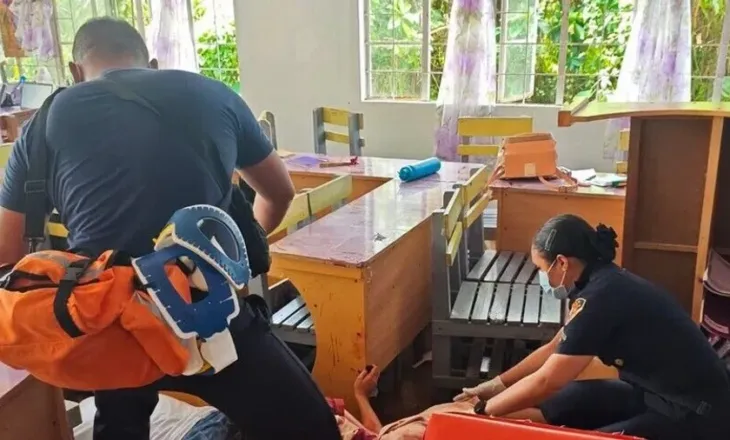 Filipine/ 6 nxënës të vrarë dhe 17 të tjerë të plagosur nga të shtënat në një shkollë të mesme
