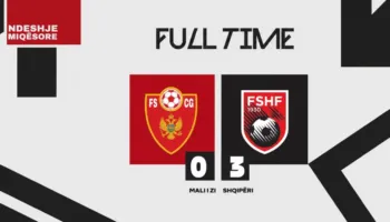 Fitore bindëse e Shqipërisë U-15 në Podgoricë ndaj Malit të Zi
