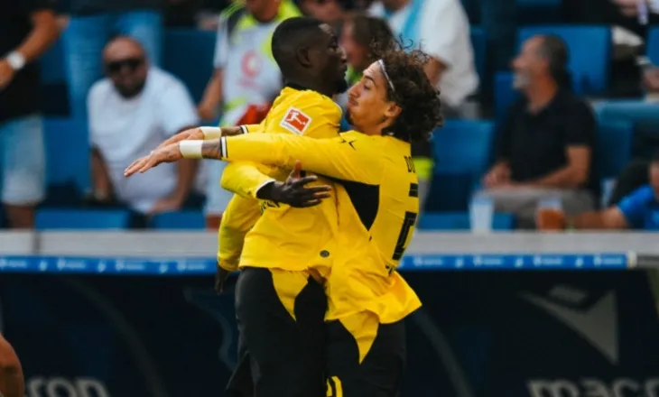 Fitore me “poker” e Leverkusen, Dortmund me përmbysje të madhe. Elversberg vazhdon të surprizojë (video)