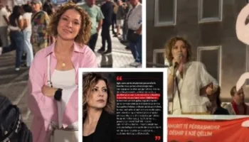Foli në protestë, aktorja Egla Ceno zbulon SMS kërcënuese: Të betohem do të përdhunoj në mes të Tiranës!