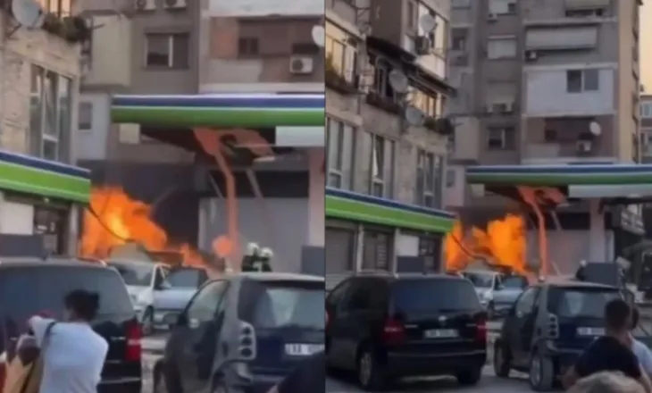 FOTO/ Shpërthen depozita e pikës së karburantit pranë “Brrylit” në Tiranë, disa punonjës të plagosur, shembet një godinë një katëshe! Ja për çfarë dyshohet