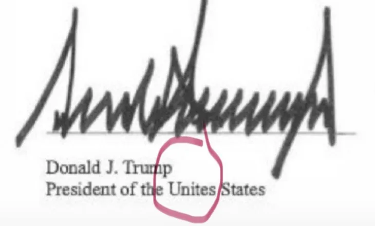 Gafa në dokumentin e Trump me Musk e Zuckerberg, Shtëpia e Bardhë shkruan gabim emrin e SHBA