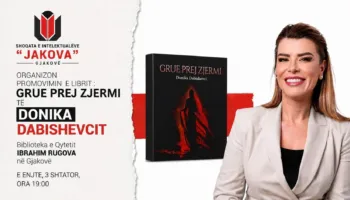 Gjakovë/ Të enjten promovohet libri i ri i Donika Dabishevcit “Grue prej zjermi”