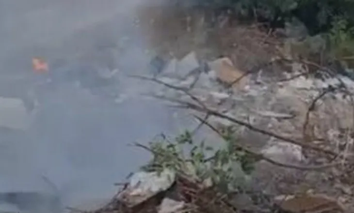 Gjirokastër/ Zjarr pranë lagjes ‘Zinxhira’, zjarrfikësit ndërhyjnë për shuarjen e flakëve