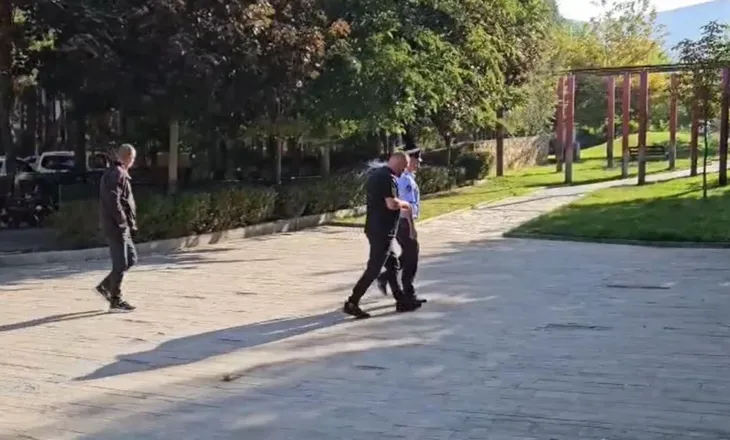 Gjyqi për vrasjen e Egli Progës, dy autorët mbërrijnë në gjykatën e Korçës të shoqëruar nga forcat e policisë