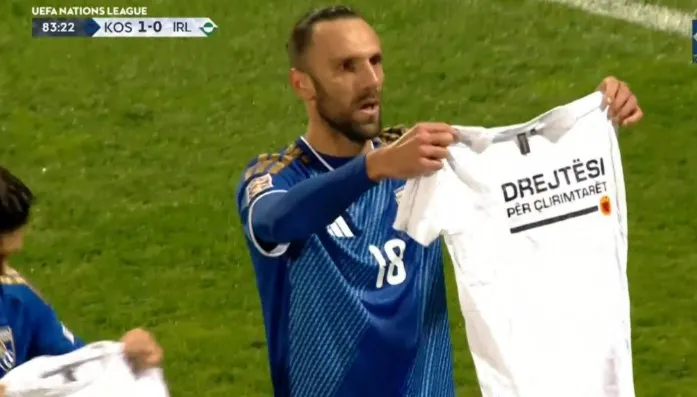 Goli i Muriqit “tërbon” serbët! Shpërthejnë në reagime dhe i kërkojnë UEFA-s masa ndaj Kosovës dhe lojtarit!