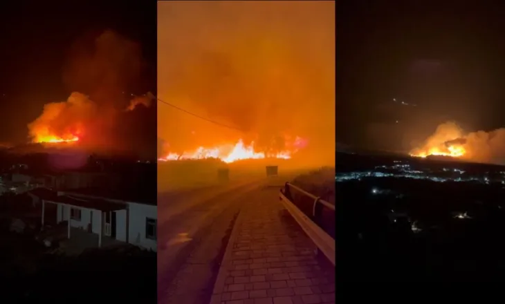 Himara në alarm nga zjarret, flakët pranë banesave dhe hoteleve, nis evakuimi i banorëve dhe turistëve