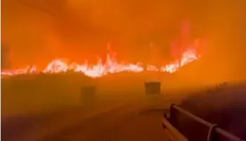 Himarë, nga zjarret digjet një banesë, flakët rrezikojnë shtëpi të tjera