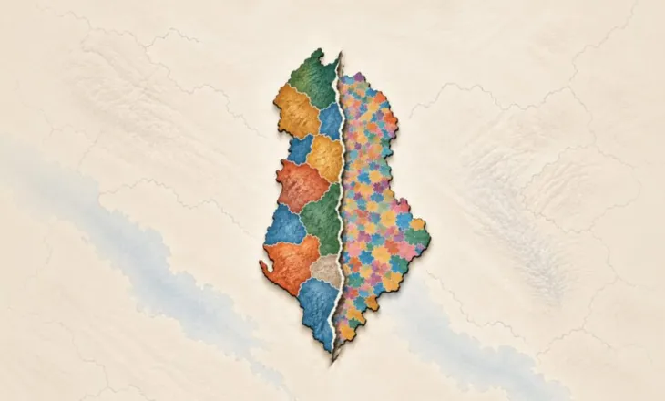 Historia e ndarjes territoriale që nga Pavarësia