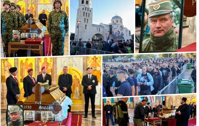 “I çonte lule nga arratia”/ Mlladiç varroset pranë së bijës, që u vetëvra me armën e tij!
