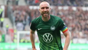 I skadonte kontrata në fund të qershorit, Eriksen largohet nga Wolfsburg me efekt të menjëhershëm