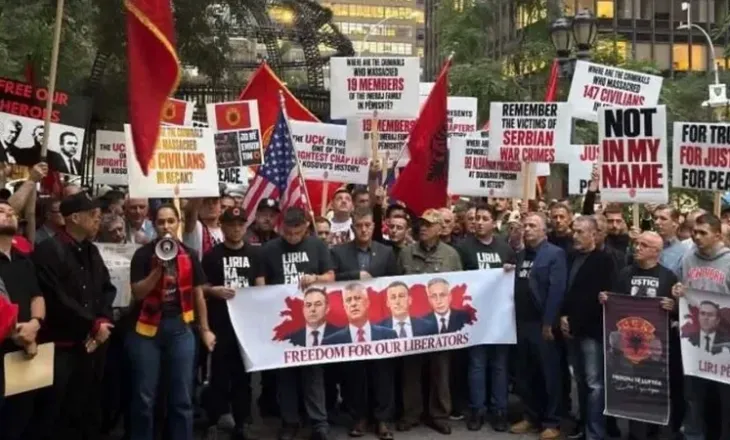 “Jo në emrin tim”/ Diaspora shqiptare në SHBA proteston para OKB-së në New York: Lironi heronjtë tanë!