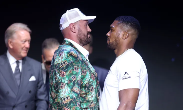 Joshua e Fury dalin “ballë për ballë”: Batuta, fishekzjarre e premtime për “betejën e britanikëve”