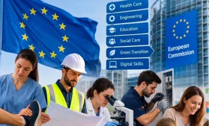 Komisioni Evropian publikon listën me 10 profesionet e reja më të kërkuara në BE! Nga inxhinierë dhe elektricistë, deri te edukatorët