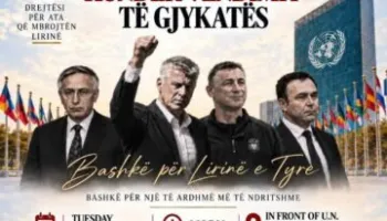 Komuniteti shqiptaro-amerikan paralajmëron protestë para OKB-së në New York pas vendimit të Hagës për ish-krerët e UÇK