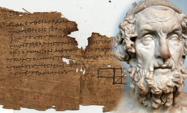 Kur varri ruan Homerin, një fragment i “Iliadës” gjendet brenda një mumjeje egjiptiane