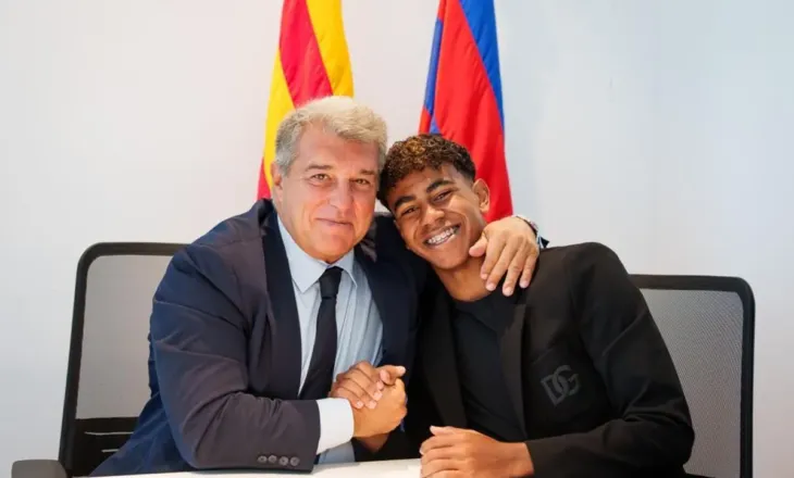 Laporta: Kritikat ndaj Yamal? Nuk i shoh kur fushatën për “Topin e Artë” e bëjnë edhe të tjerët